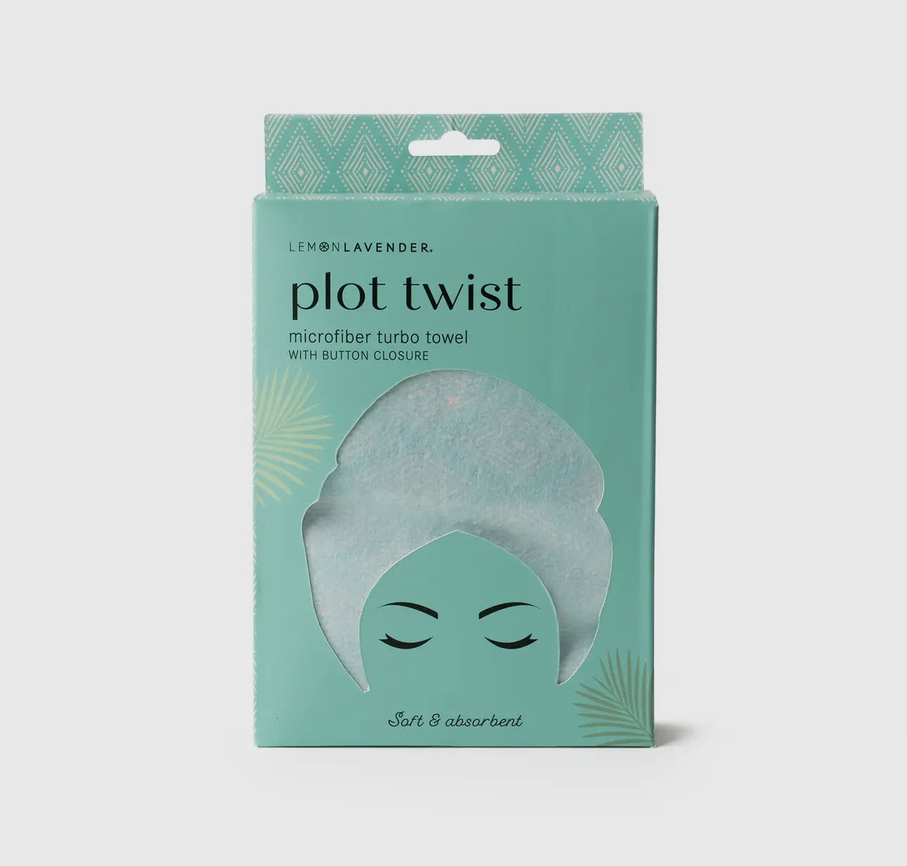 Plot twist microfiber turbo towel