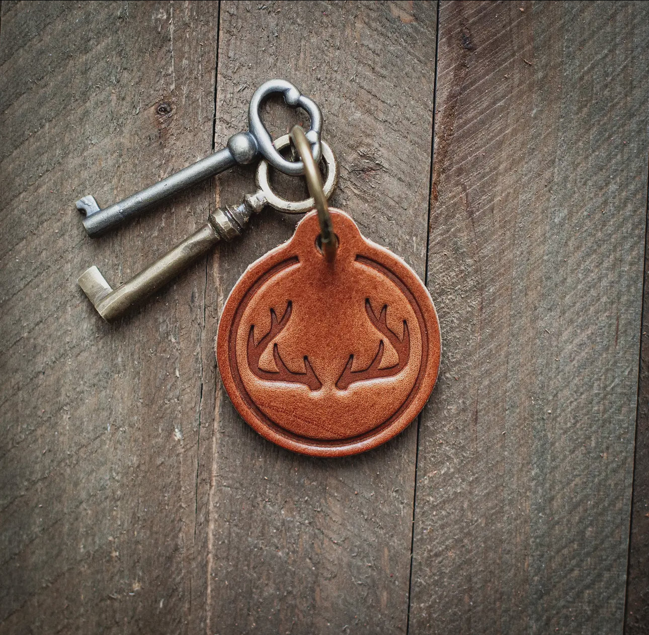 Leather keychain (various)
