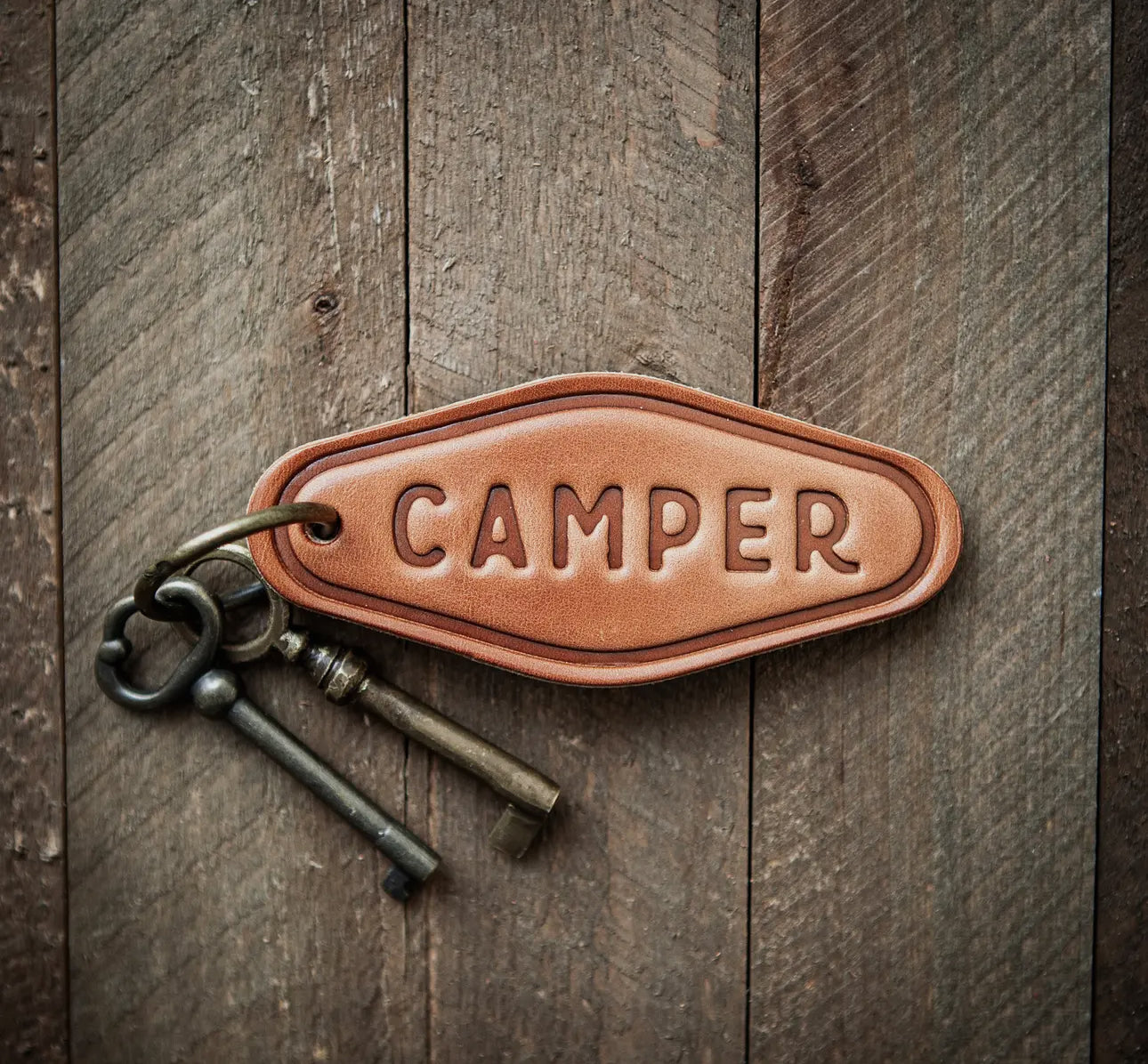 Leather keychain (various)