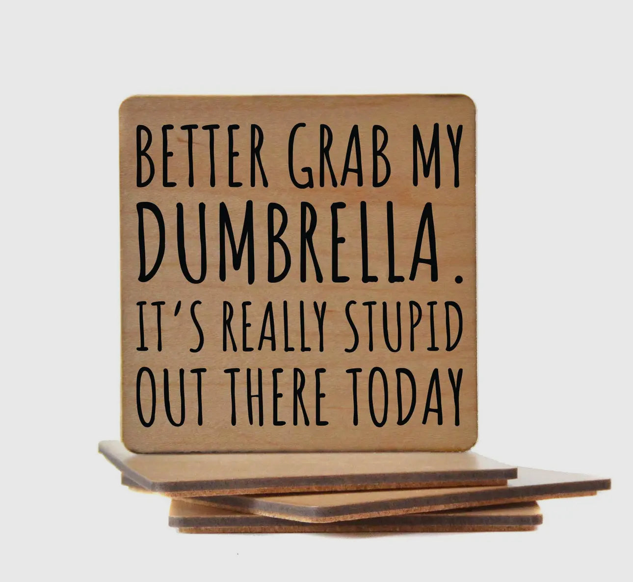 Wooden coaster funny (various)