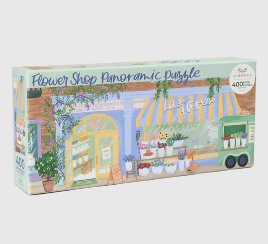 Flower shop panoramic - 400 piece jigsaw puzzle