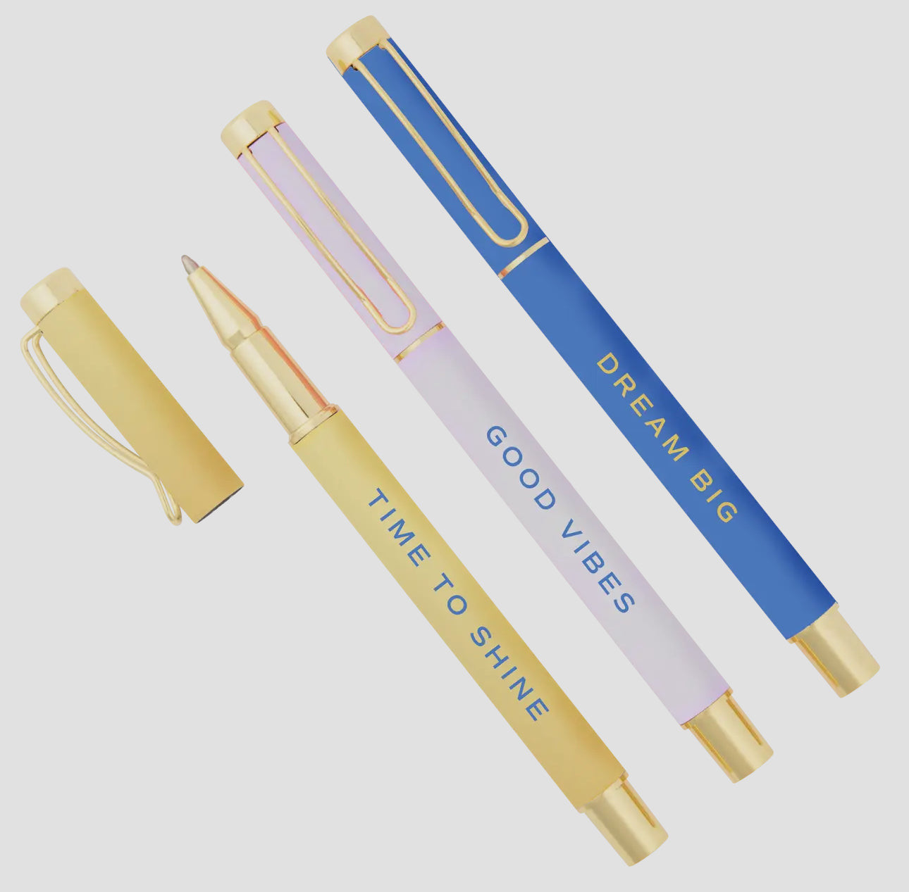 Metal Pen set, inspirational (various)