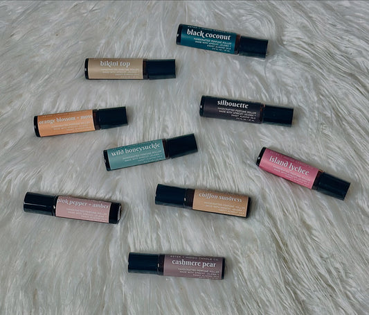 Perfume oil roller, Aster + Indigo