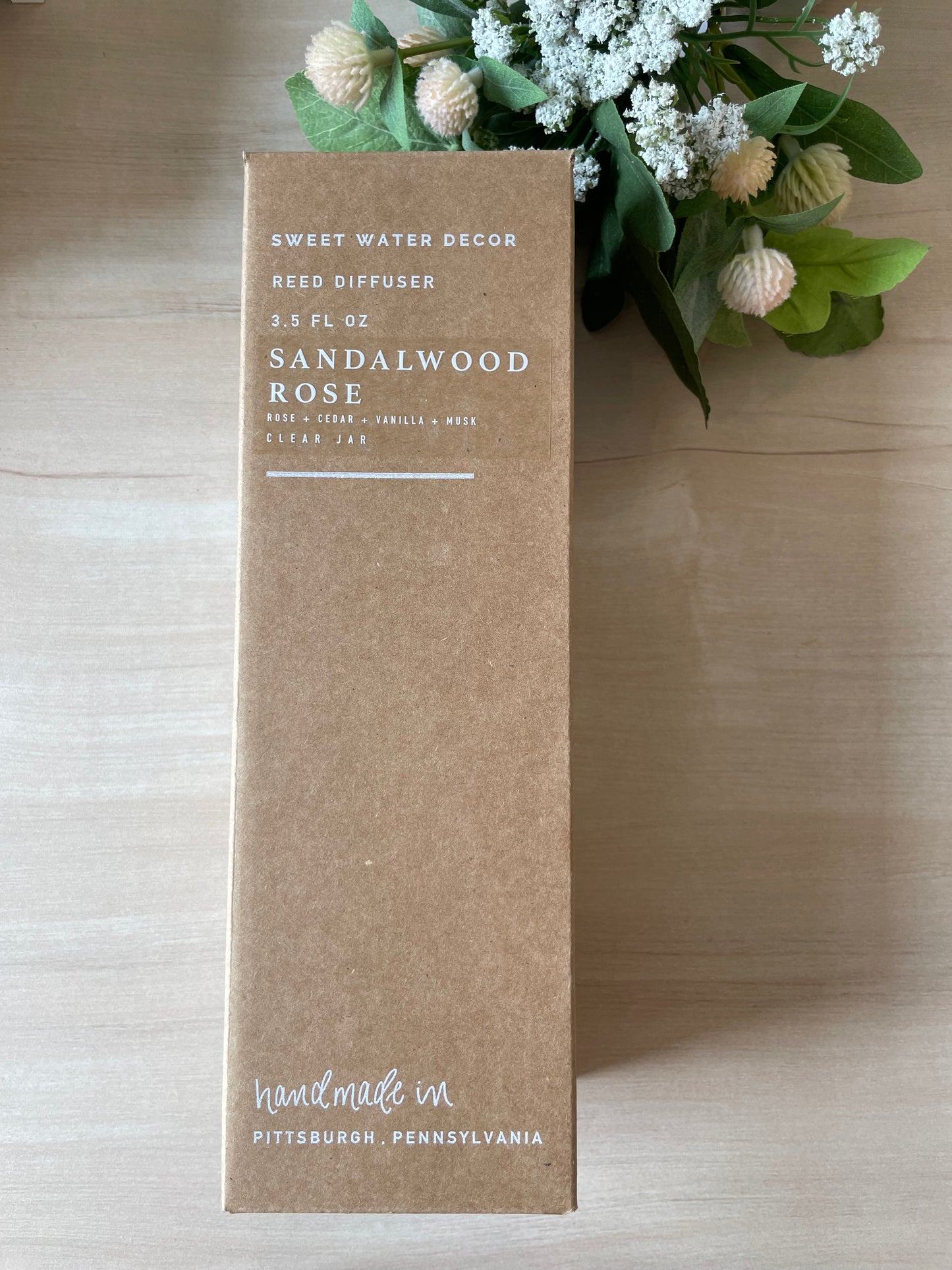 Reed diffuser sweet water decor