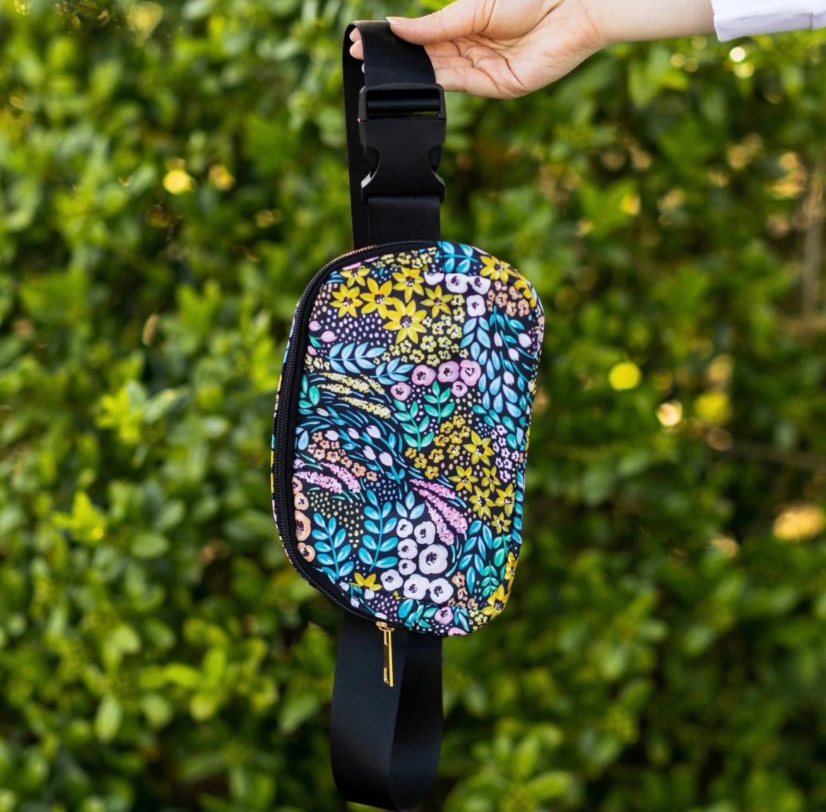 Floral belt bag