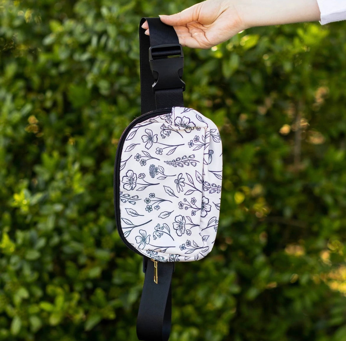 Floral belt bag