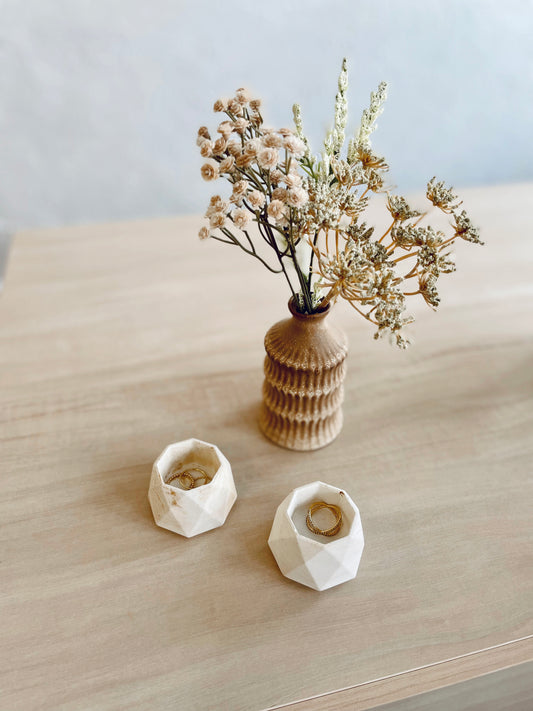 Concrete hexagonal holder