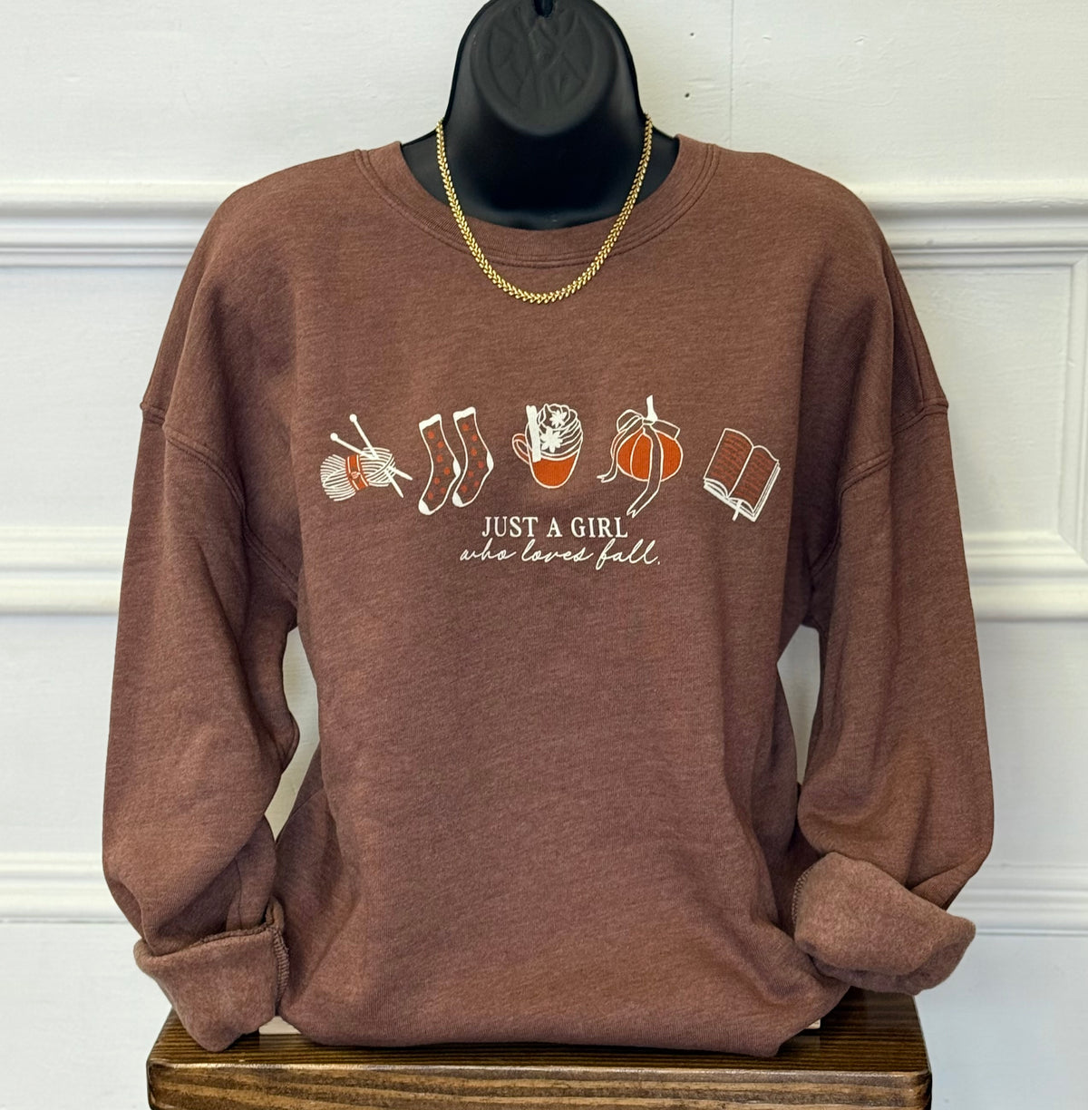 Just a girl who loves fall sweatshirt