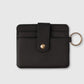 Solid color mini card wallet