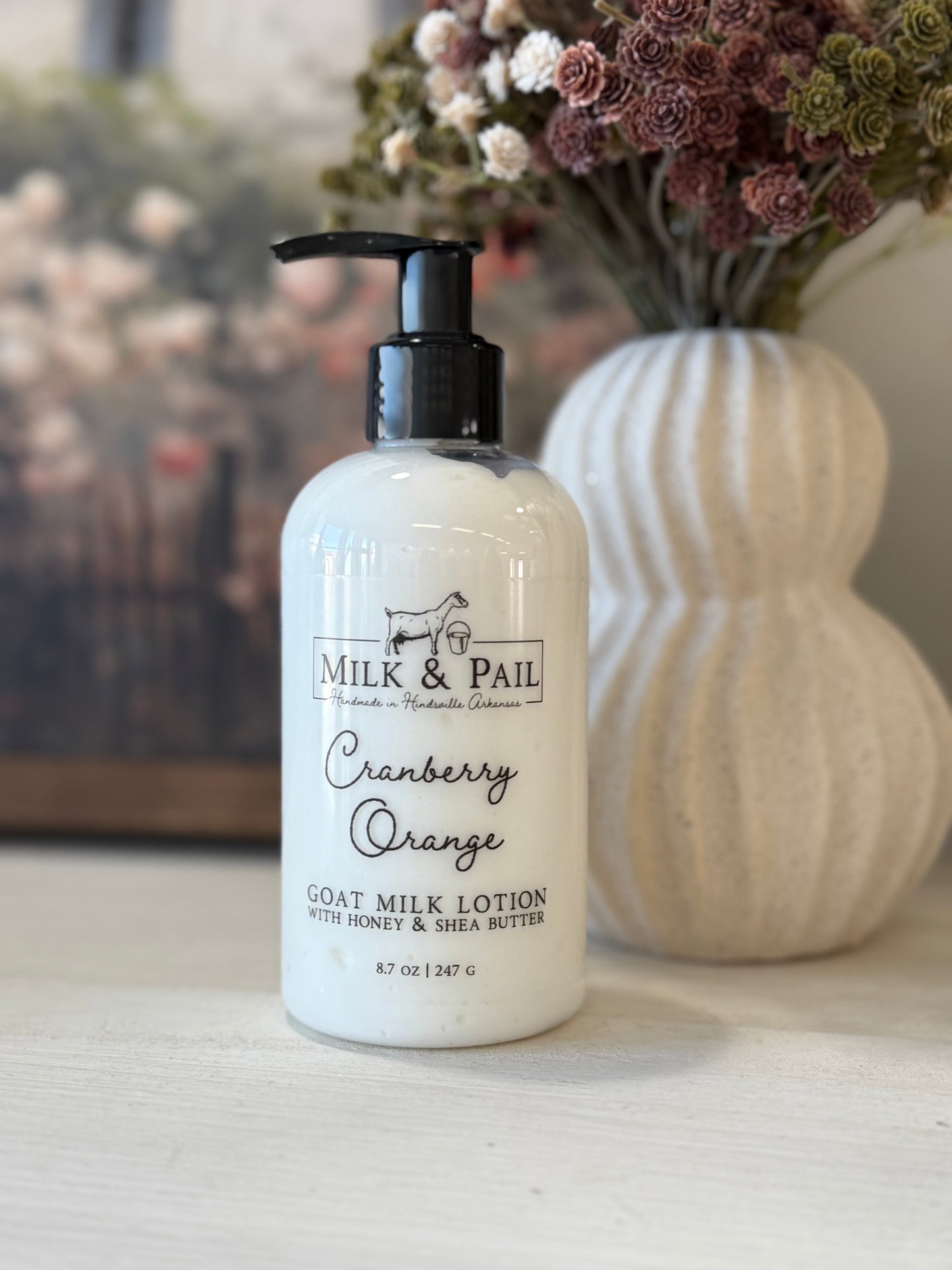Goat milk lotion (various)
