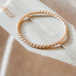 Twisted stacking ring, Barberry & Lace