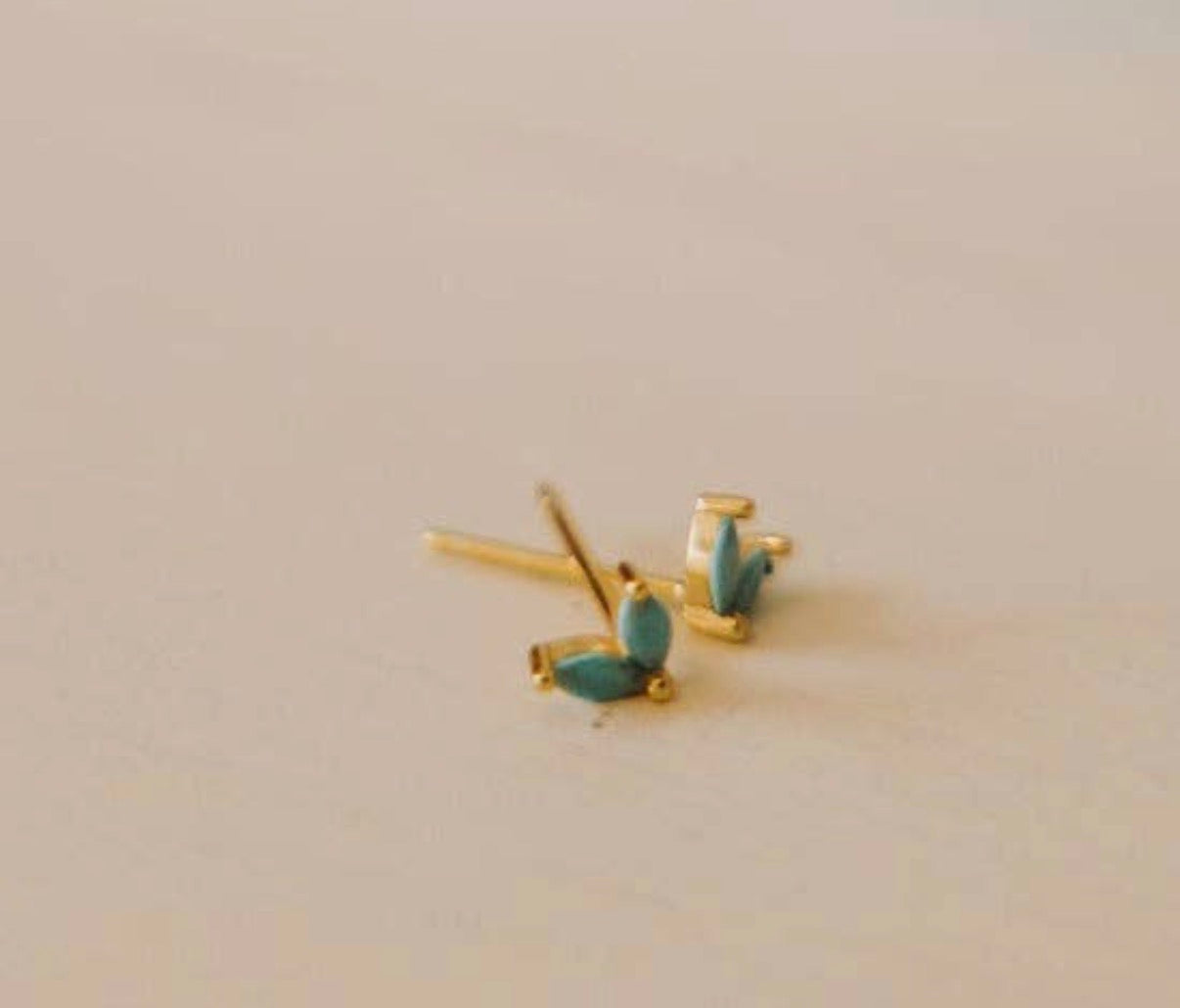 Dainty diamond studs