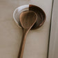 Brown/white spoon rest