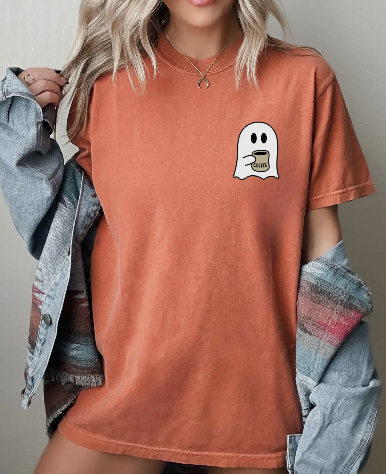 Ghost coffee lover tee