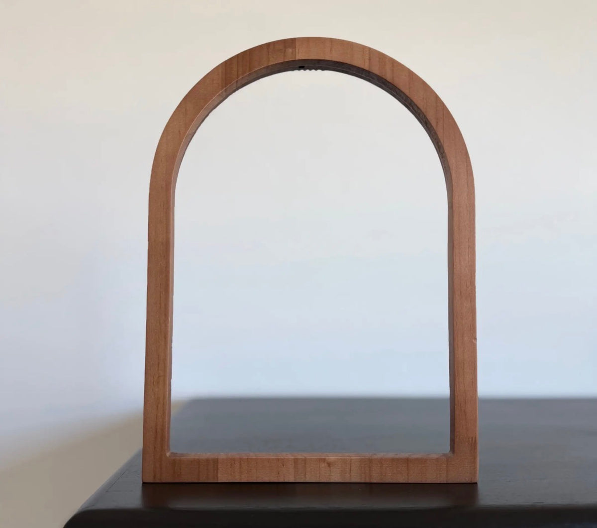 Arch wood frame