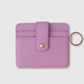 Solid color mini card wallet