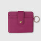 Solid color mini card wallet