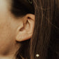 Flower mini studs, gold