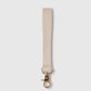 Solid color wristlet keychain