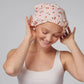 Kitsch satin lined flexi shower cap - cherry print