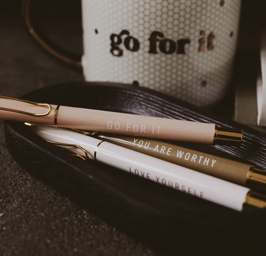 Inspirational Metal Pen set (various)