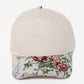 Vintage floral snap back hat