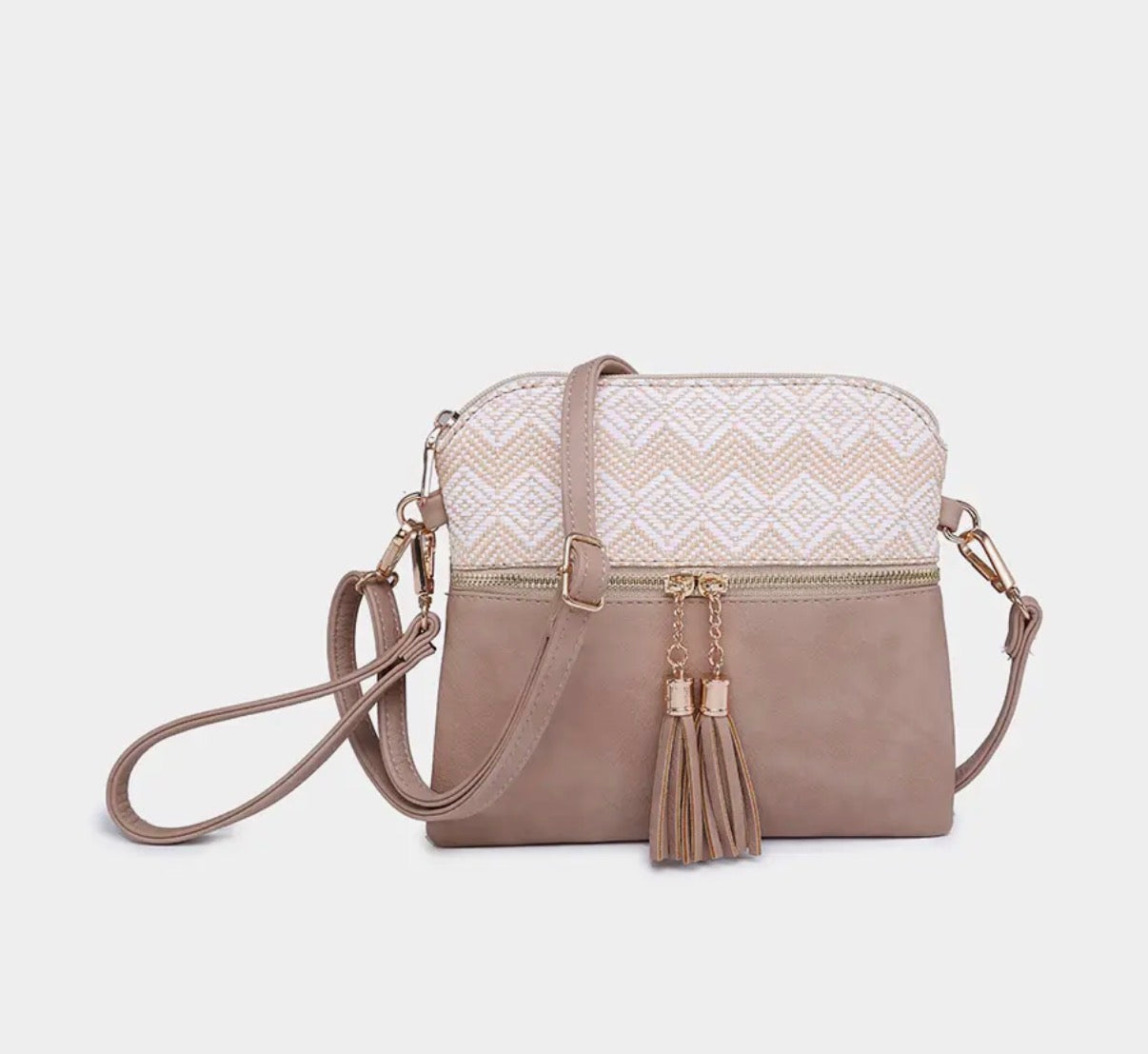 Double zip crossbody purse (various)