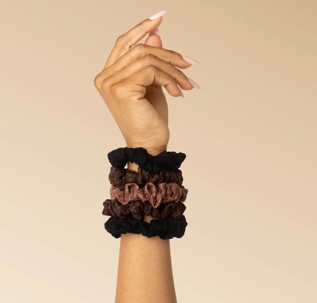 Ruched lace scrunchies(various)