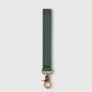 Solid color wristlet keychain