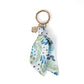 Floral satin keychain (various)