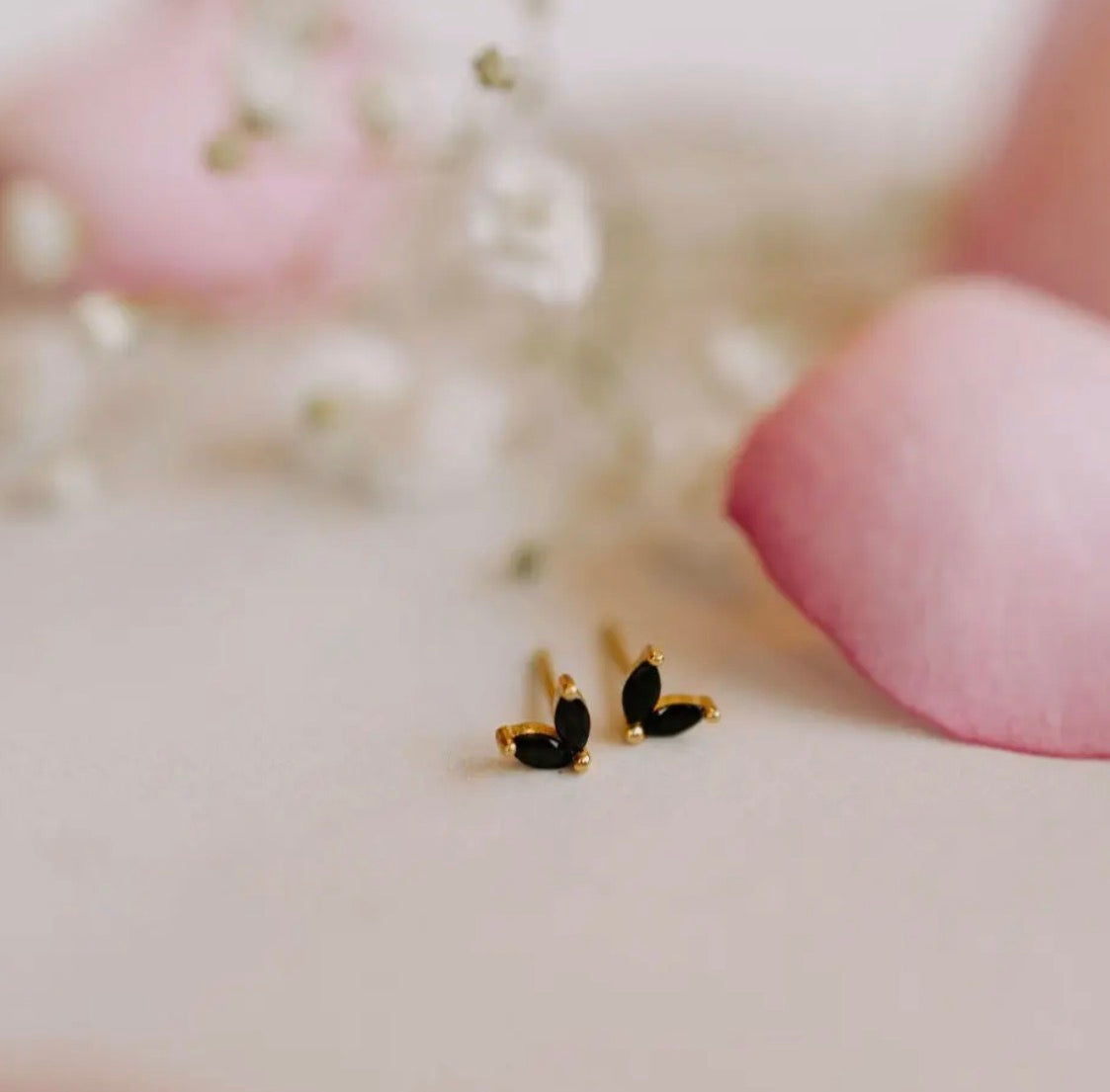 Dainty diamond studs