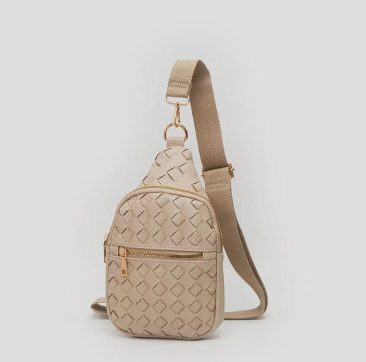 Woven sling bag