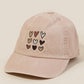 Hearts denim cap (various)