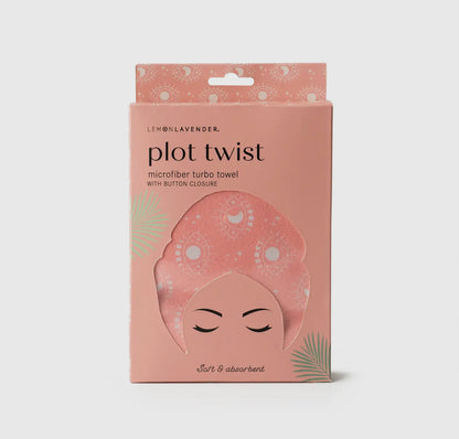 Plot twist microfiber turbo towel