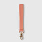 Solid color wristlet keychain
