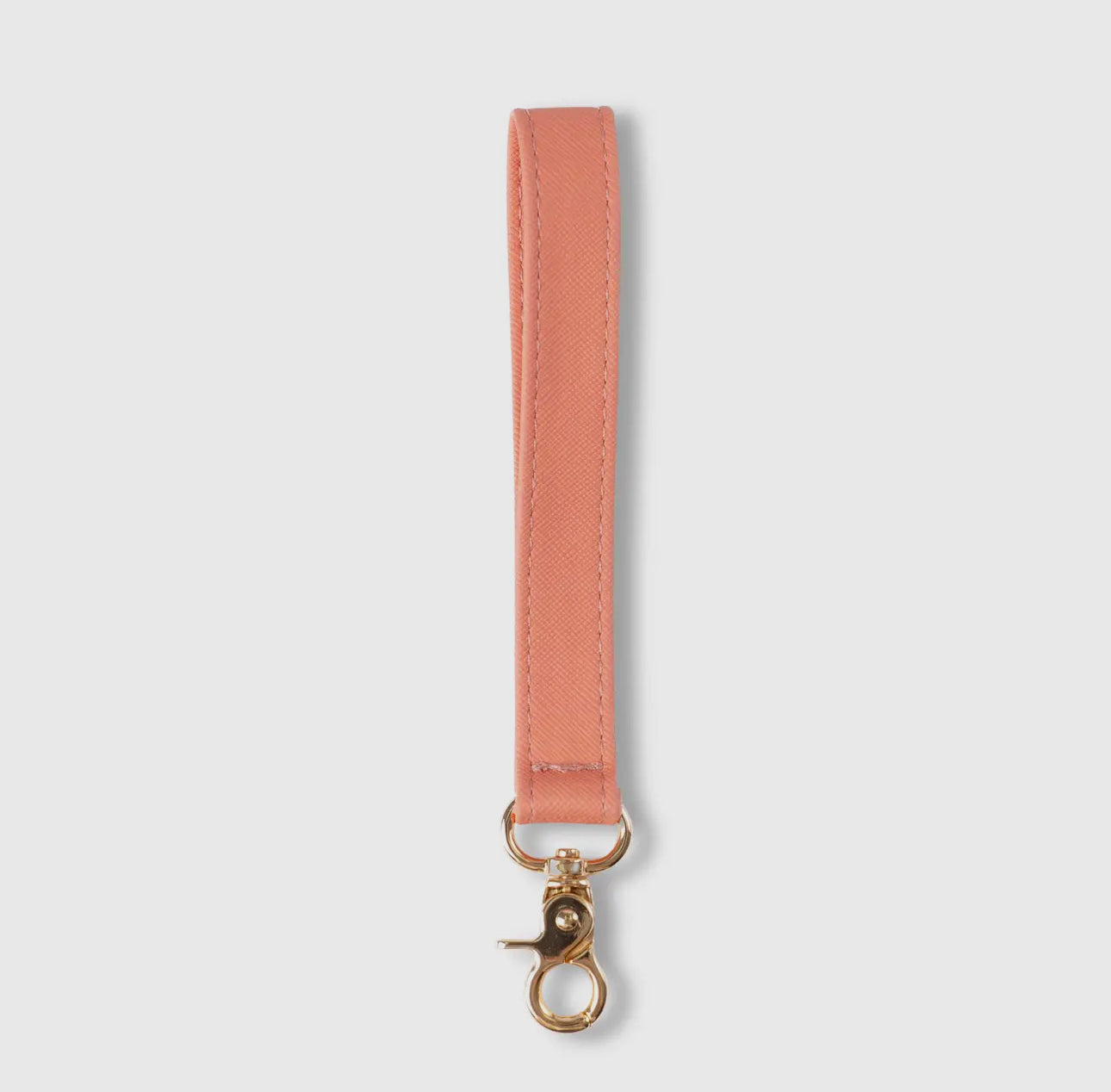 Solid color wristlet keychain