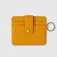 Solid color mini card wallet