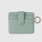 Solid color mini card wallet