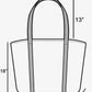 Braided tote bag (various)