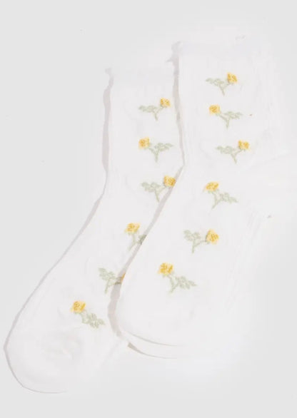Embroidered socks (various)