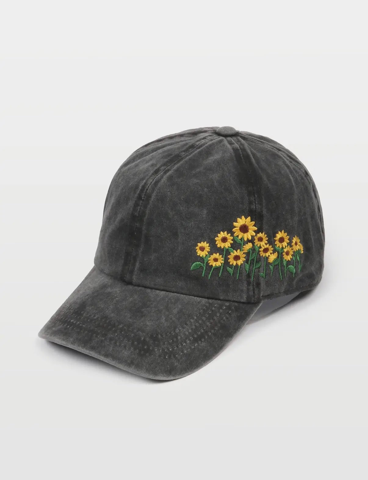 Sunflowers baseball cap