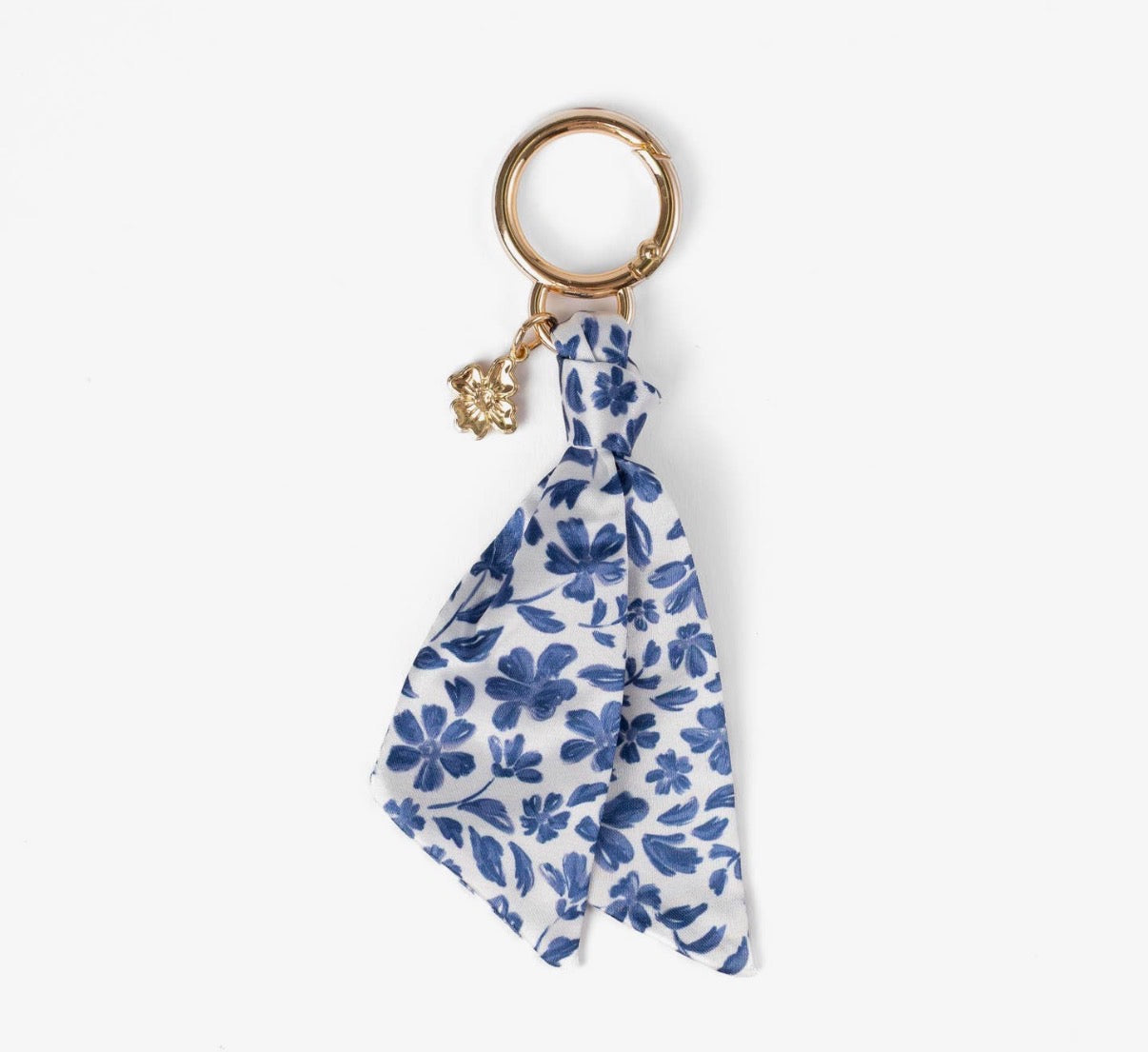 Floral satin keychain (various)