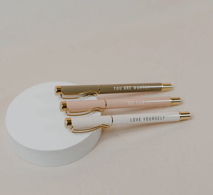 Inspirational Metal Pen set (various)