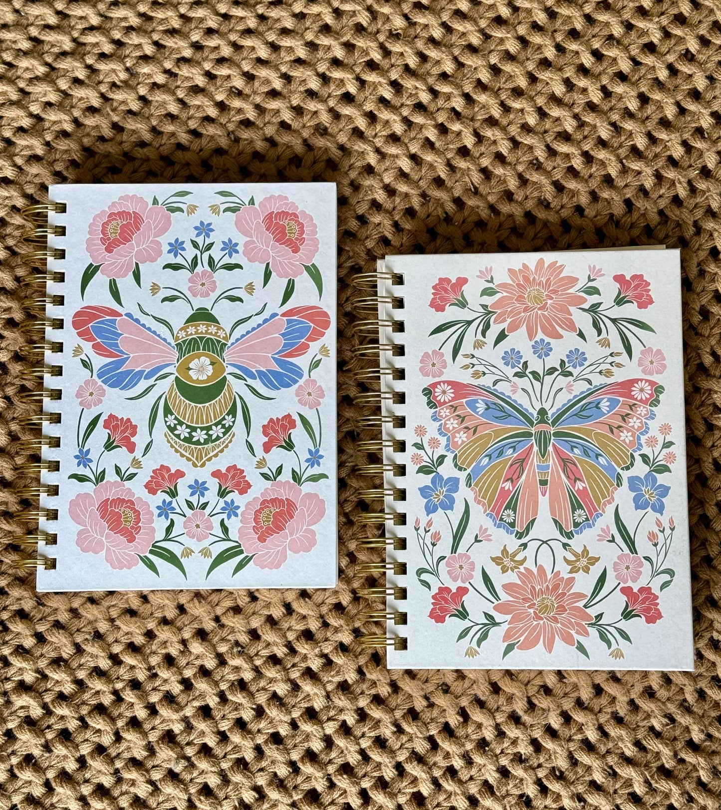 Botanical hardcover spiral journal (various)