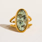 Natural stone ring