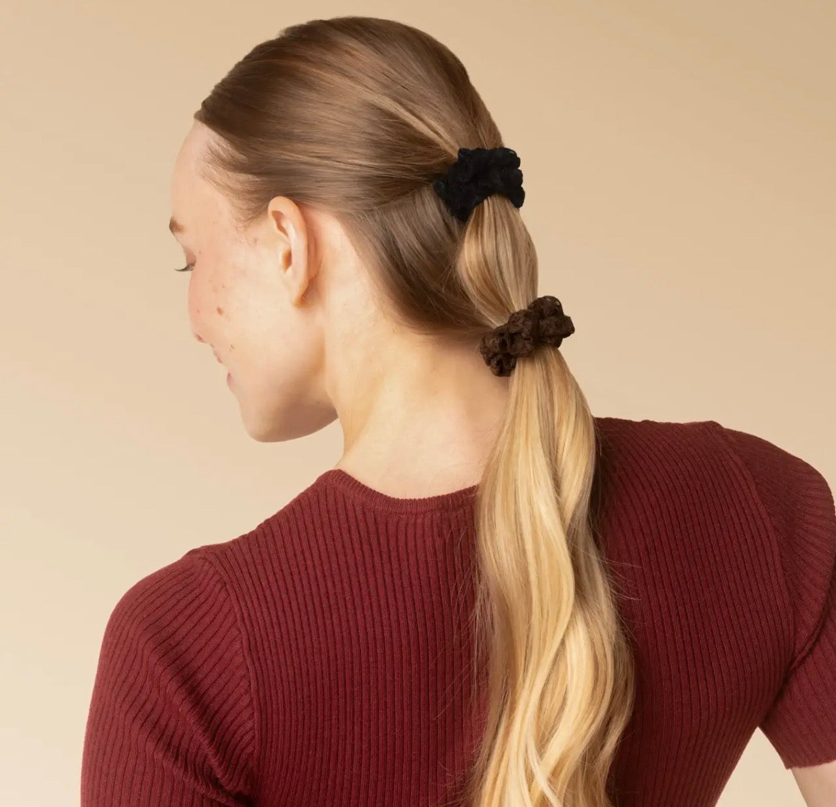 Ruched lace scrunchies(various)
