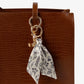 Floral satin keychain (various)