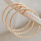 Twisted stacking ring, Barberry & Lace