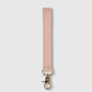 Solid color wristlet keychain