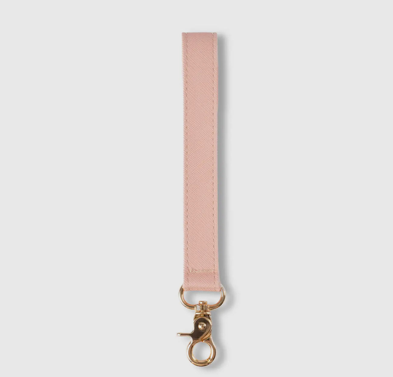 Solid color wristlet keychain